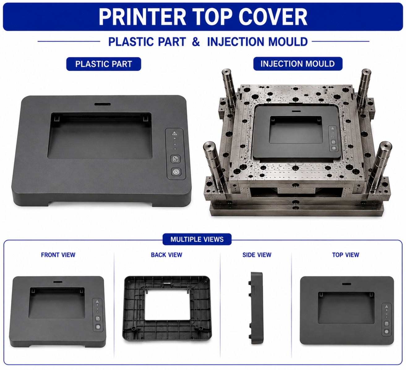 Printer Plastic Top Cover